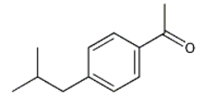 Ibuprofen EP Impurity E ;Ibuprofen USP RC C ; 1-[4-(2-Methylpropyl)phenyl]ethanone | 38861-78-8