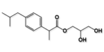 Ibuprofen glycerol ester; 2,3-dihydroxypropyl 2-(4-isobutylphenyl)propanoate;