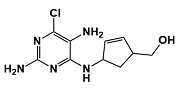 Abacavir RC B; [4-(2,5-diamino-6-chloropyrimidin-4-ylamino)cyclopent-2-enyl]methanol  |   141271-12-7