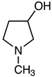 1-Methyl-3-pyrrolidinol; 1-Methyl-3-hydroxypyrrolidine; 3-Hydroxy-1-methylpyrrolidine; 3-Hydroxy-N-methylpyrrolidine; N-Methyl-3-hydroxypyrrolidine; N-Methyl-3-pyrrolidinol  (CAS: 13220-33-2)