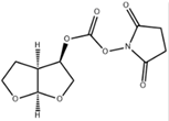 [(3R,3aS,6aR)-Hydroxyhexahydrofuro[2,3-b]furanyl Succinimidyl Carbonate; 5-Dioxopyrrolidin-1-yl ((3R,3aS,6aR)-hexahydrofuro[2,3-b]furan-3-yl) carbonate (CAS: 253265-97-3)