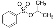 Benzene sulfonic acid isopropyl ester;  Isopropyl benzene sulfonate  (CAS:6214-18-2)