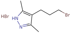 4‑(3‑bromo‑propyl)‑3,5‑dimethyl‑1H‑pyrazole hydrobromide (CAS: 3101255-48-2)