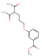 Methyl 3-((4-acetyl-5-oxohexyl)oxy)benzoate
