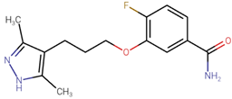 Acoramidis Amide Impurity; Synonyms: 3-(3-(3,5-Dimethyl-1H-pyrazol-4-yl)propoxy)-4-fluorobenzamide  (CAS: 1615242-50-6)