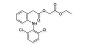 Aceclofenac Impurity E ; Aceclofenac Ethyl Ester ; Ethyl [[[2-[(2,6-dichlorophenyl)amino]phenyl]acetyl]oxy]acetate  |  139272-67-6