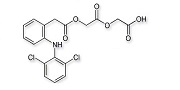 Aceclofenac Impurity G ; Acetic Aceclofenac ; [[[[[2-[(2,6-Dichlorophenyl)amino]phenyl] acetyl]oxy]acetyl]oxy]acetic acid |  1215709-75-3