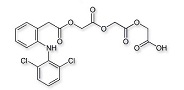 Aceclofenac Impurity H ; Diacetic Aceclofenac ;  [[[[[[[2-[(2,6-Dichlorophenyl)amino]phenyl]acetyl]oxy]acetyl]oxy]acetyl]oxy]acetic acid