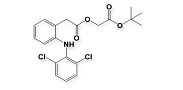Aceclofenac Tert-Butyl Ester;2-(tert-Butoxy)-2-oxoethyl 2-(2-((2,6-dichlorophenyl)amino)phenyl)acetate | 139272-68-7