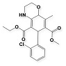 AMLO-DP1; 5-ethyl 7-methyl 6-(2-chlorophenyl)-8-methyl-3,4,6,8a-tetrahydro-2H-benzo[b][1,4]oxazine-5,7-dicarboxylate