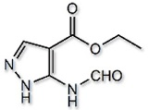 Allopurinol Impurity E; Allopurinol Related Compound E;  Ethyl 5-(formylamino)-1H-pyrazole-4-carboxylate (CAS: 31055-19-3)