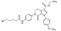 Ethyl6-[4-(5-bromopentanamido)phenyl]1-(4-methoxyphenyl)-7-oxo-4,5,6,7-tetrahydro-1H-pyrazolo[3,4-c]pyridine-3-carbox ylate  (CAS: 881386-12-5)