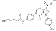 Ethyl 6-[4-(5-chloro pentanamido)phenyl]; Ethyl6-[4-(5-chloropentanamido)phenyl]1-(4-methoxyphenyl)-7-oxo-4,5,6,7-tetrahydro-1H-pyrazolo[3,4-c]pyridine-3-carbox ylate  (CAS: 1421823-20-2)