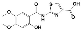 Acotiamide Amide acid Impurity; 2-(2-Hydroxy-4,5-dimethoxybenzamido)-1,3-thiazole-4carboxylic Acid (CAS: 1809272-85-2)