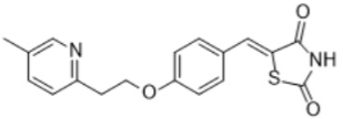 Des Methyl PIE;  (S)-2-Amino-6-(2,2,2-trifluoroacetamido)hexanoic acid; 5-[1-{4-[2-(5-Methyl-pyridin-2-yl)-ethoxy]-phenyl}-meth-(Z)-ylidene]-thiazolidine-2,4-dione  (CAS: 136401-65-5)