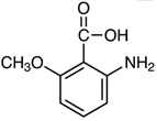 2-Amino-6-methoxybenzoic Acid; 6-Methoxyanthranilic Acid; 6-Amino-o-anisic Acid (CAS: 53600-33-2)