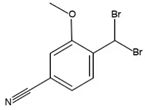 3-Methoxy 4-(Dibromomethyl) Benzonitrile  (CAS: 914106-35-7)