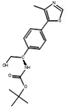 tert-butyl (R)-(2-hydroxy-1-(4-(4-methylthiazol-5-yl)phenyl)ethyl)carbamate  (CAS: 2156591-03-4)