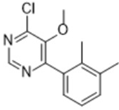 4-chloro-6-(2,3 dimethyl phenyl)-5-methoxy pyrimidine 	(CAS: 1502341-49-2)