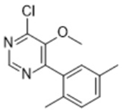 4-chloro-6-(2,5-dimethyl phenyl)-5-methoxy pyrimidine  (CAS: 1529176-31-5)