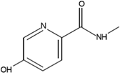 5-Hydroxy-2- methyl carbamoyl pyridine	(CAS: 859538-76-4)