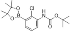 Carbamic acid; N-[2-chloro-3-(4,4,5,5-tetramethyl-1,3,2-dioxaborolan-2-yl)phenyl]-, 1,1-dimethylethyl ester  (CAS: 2055117-24-1)