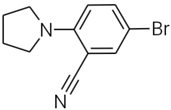 5-Bromo-2-(pyrrolidino)benzonitrile  (CAS: 876918-66-0)