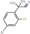 2-(4-bromo-2-fluorophenyl)-2-methylpropanenitrile  (CAS: 749928-77-6)