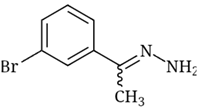 1-(3-Bromophenyl)ethylidene] Hydrazine	(CAS: 5757-80-2)