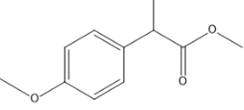 Methyl 4-methoxy-α-methylbenzeneacetate	 (CAS: 50415-73-1)