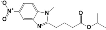 Bendamustine Nitro Isopropyl Ester Impurity; Isopropyl 4- (1-methyl-5-nitro-1H-benzo [d] imidazol -2-yl) butanoate (CAS: 1374784-01-6)