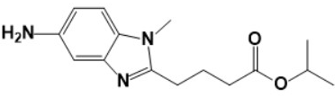Bendamustine Amino Isopropyl Ester Impurity;  4-(5-amino-1-methyl-1H-benzoimidazol-2-yl)-butyric acid isopropyl Ester   (CAS: 1313020-26-6)