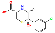 Bupropion S,R,R-Thiomorpholine derivative; (3S,5R,6R)-6-(3-chlorophenyl)-6-hydroxy-5-methylthiomorpholine-3-carboxylic acid     (CAS: 2133460-43-0)