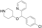 2-[(4-Chlorophenyl)(4-piperidinyloxy)methyl]pyridine; (RS)-4-[(4-Chlorophenyl)(2-pyridyl)methoxy]piperidine  (CAS: 122368-54-1)