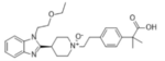 Cis-1-(4-(2-carboxypropan-2- yl)phenethyl)-4-(1-(2-ethoxyethyl)-1Hbenzo[d]imidazol-2-yl)piperidine-1-oxide)
