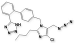 Losartan Azide impurity; 2-butyl-4-chloro-5-(azidomethyl)-1-[(2'-(1H-tetrazol-5-yl)biphenyl-4yl)methyl]-1H-imidazole (CAS: 727718-93-6)