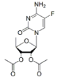 Capecitabine EP Impurity C ;Capecitabine Diacetyl Amino Impurity (USP) ; 2′,3′-Di-O-acetyl-5′-deoxy-5-fluorocytidine (CAS: 161599-46-8)