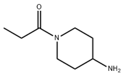 1-(4-Aminopiperidin-1-yl)propan-1-one; 1-Propionylpiperidin-4-amine; 1-(4-Amino-1-piperidinyl)-1-propanone (CAS: 577778-40-6)