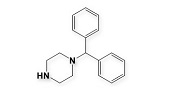 Deschloro benzhydryl piperazine ; 1-Benzhydrylpiperazine ; 1-(Diphenylmethyl)piperazine; 841-77-0