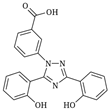 Deferasirox EP Impurity D; Synonyms: 3-(3,5-bis(2-hydroxyphenyl)-1H-1,2,4-triazol-1-yl)benzoic acid (CAS: 2254105-61-6)