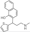 Duloxetine β-naphthol-1-yl isomer; (2-[3-(Methylamino)-1-(thiophen-2-yl)propyl]naphthalen-1-ol)   (CAS: 1033803-59-6)