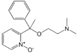 Doxylamine Pyridine N-Oxide; Doxylamine Pyridine N-Oxide; N,​N-Dimethyl-​2-​[1-​(1-​oxido-​2-​pyridinyl)​-​1-​phenylethoxy]​-ethanamine (CAS: 99430-77-0)