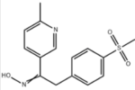 Etoricoxib Impurity D; 1-(6-Methyl-3-pyridinyl)-2-[4-(methylsulfonyl)phenyl]ethanone oxime  (CAS: 1810761-43-3)