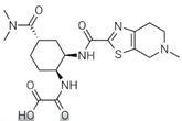 Edoxaban Acid Impurity;  Edoxaban M1 Impurity; Edoxaban Oxoacetic Acid Impurity; 2-(((1S,2R,4S)-4-(dimethylcarbamoyl)-2-(5-methyl-4,5,6,7-tetrahydrothiazolo[5,4-c]pyridine-2-carboxamido)cyclohexyl)amino)-2-oxoacetic acid  (CAS: 767625-11-6)