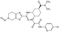 N-Nitroso Edoxaban Desmethyl Impurity 1; N1-(5-Chloropyridin-2-yl)-N2-((1S,2R,4S)-4-(dimethylcarbamoyl)-2-(5-nitroso-4,5,6,7-tetrahydrothiazolo[5,4-c]pyridine-2-carboxamido)cyclohexyl)oxalamide