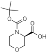 Elinzanetant Impurity 14; (R)-4-(tert-Butoxycarbonyl)morpholine-3-carboxylic acid  (CAS: 869681-70-9)