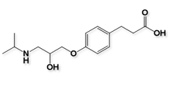 ESMOLOL FREE ACID ; 3-(4-(2-Hydroxy-3-(isopropylamino)propoxy)phenyl)propionic acid  |81148-15-4