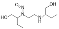 N-Nitroso-Thambutol (mononitroso); N-(1-hydroxybutan-2-yl)-N-(2-(((S)-1-hydroxybutan-2-yl)amino)ethyl)nitrous amide  (CAS: 78213-39-5)
