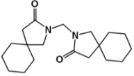 Methylene bis (Gabapentinalactam); N, N-Methylene-bis[2-azaspiro(4, 5)decan-3-one]  (CAS: 3064817-66-6)