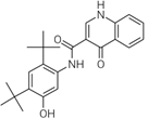 N-(2,4-Di-tert-butyl-5-hydroxyphenyl)-4-oxo-1,4-dihydroquinoline-3-carboxamide  (CAS: 873054-44-5)